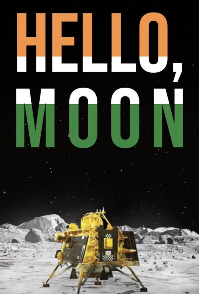 #TirangaOnTheMoon #ProudIndian