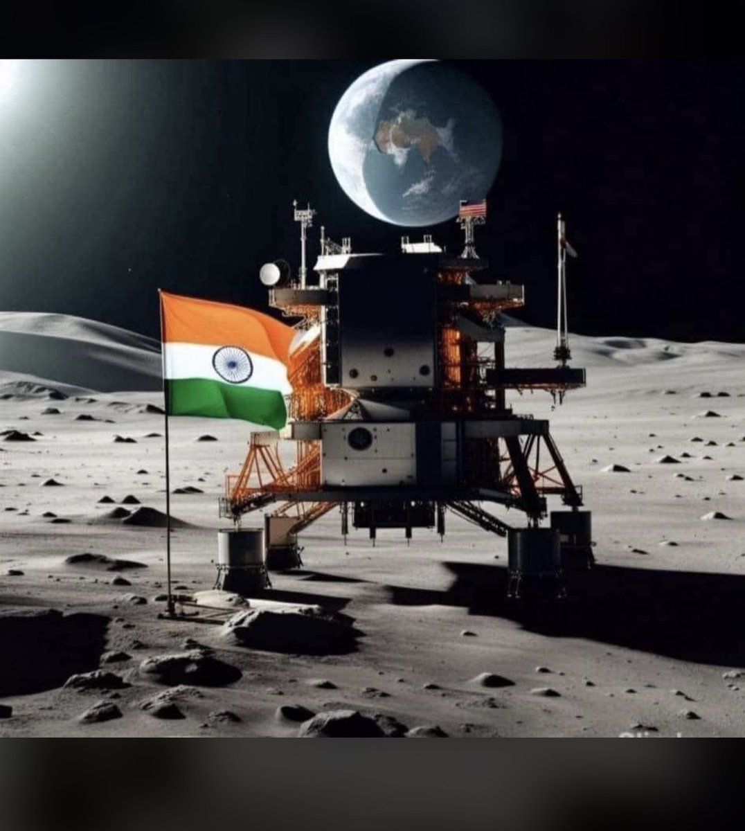 Bharat is the first country to do soft landing on Moons South Pole. 

Proud Moment.