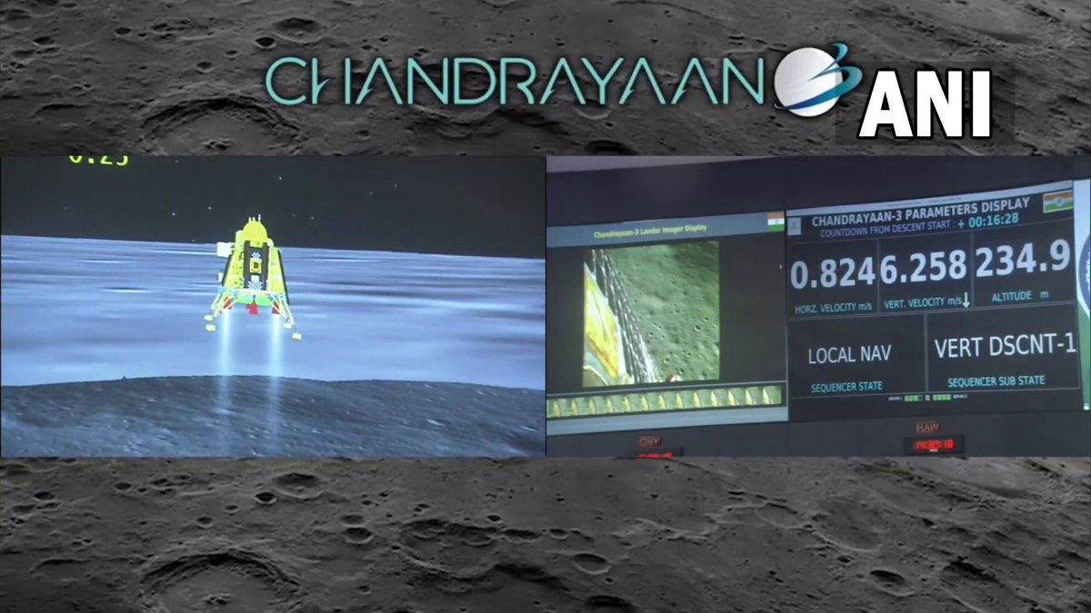 adv_chandnishah's tweet photo. India creates History!!!! 💥💥💥

We might be the 4th Country to successfully land on the moon after Russia, USA & China.

BUT

We have become the FIRST country to successfully land on the Moon's South Pole - THE FIRST!🇮🇳

A proud moment for every true Indian!
🇮🇳❤️🧿

#Chandrayaan3 
#Chandrayaan3Landing
#IndiaOnTheMoon 
#VikramLander