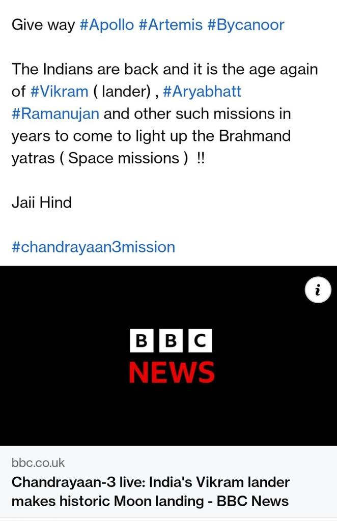 #Chandrayaan3Mission