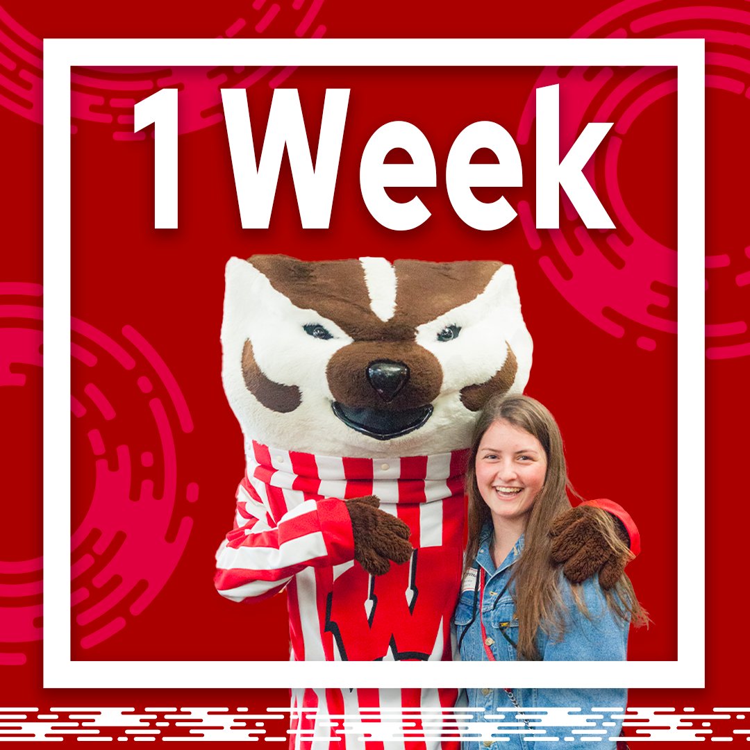 Only 1 week until move in! We are so excited for you to #LiveWithBucky.