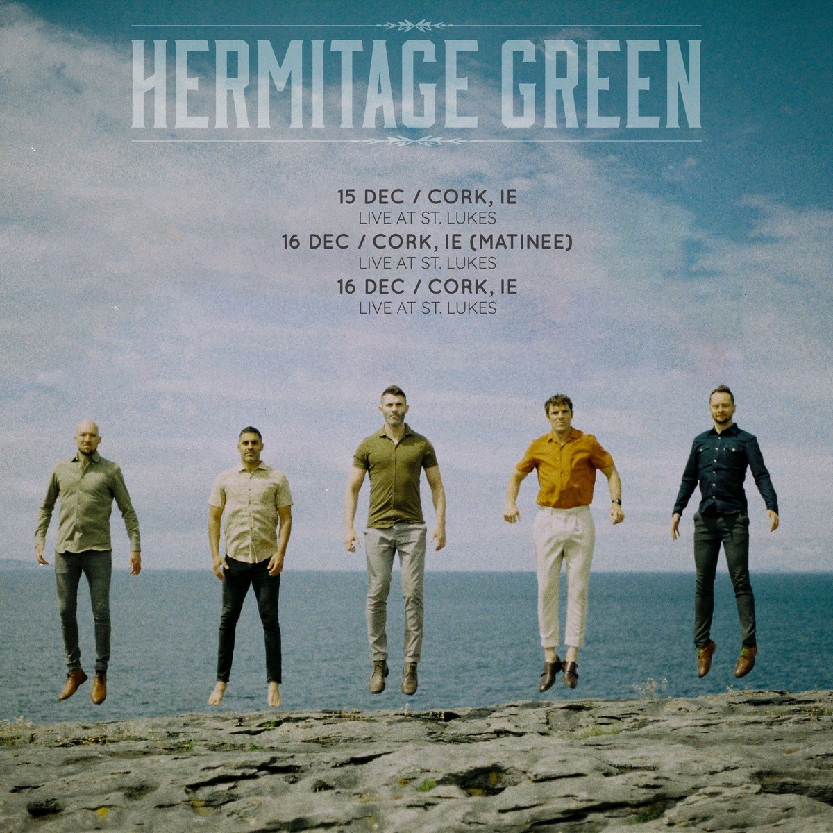 ANNOUNCING 🌟 Hermitage Green 🌟 Playing 3 special shows this December 15th + 16th. Tickets go on sale Friday August 25th at 9am @HermitageGreen
