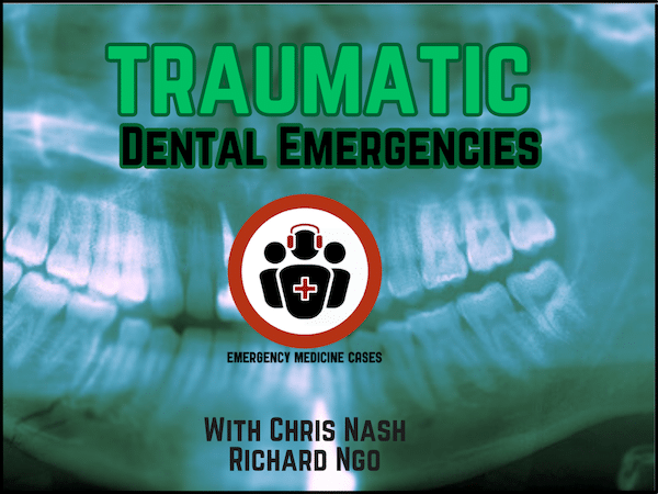 🦷Part 2 of our 2-part podcast episode w/Drs. Richard Ngo &amp; Chris Nash (<a href="/ChrisNashMD/">Christopher J. Nash, MD, EdM</a>) on Atraumatic Dental Infections is out!

Learn more about:
🪥Avulsed Teeth
🪥Dental Subluxation
🦠Infection Prevention

and more here: loom.ly/lTRHlro

#FOAMed