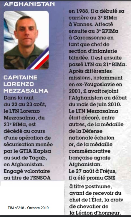 Unsor_siege's tweet image. Ils sont dans nos mémoires, ils sont pour la France un 23 aout
en 2007 BCH Stéphane Rieu du #1erRHP en Afghanistan
en 2010 Cne Lorenzo MEZZASALMA et CCH Jean-Nicolas PANEZYCK du #CDC_21eRIMa  en Afghanistan