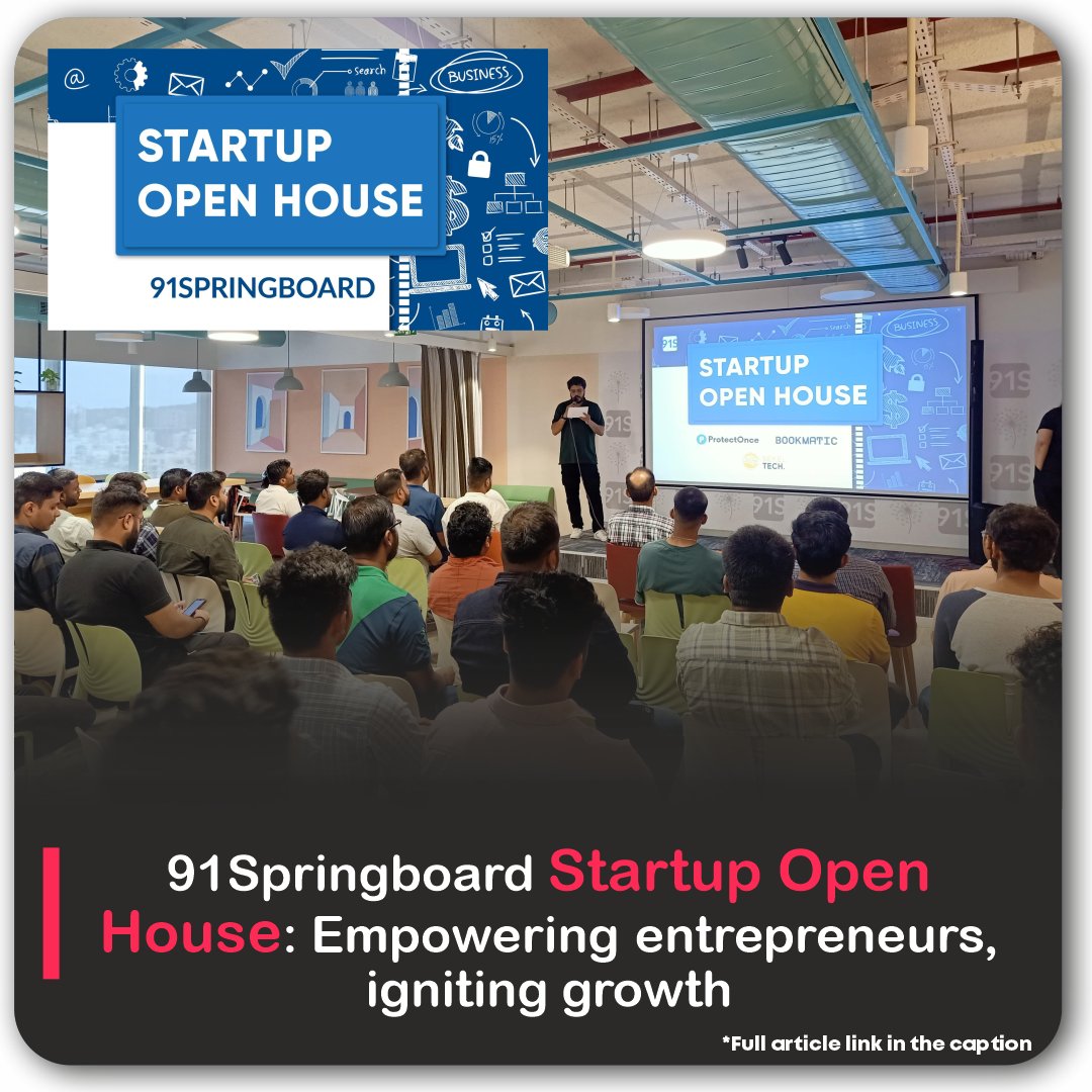 viestories_com's tweet image. 91Springboard, marked the launch of their new Platinum hub in Baner, Pune, with an engaging start-up and networking #event that brought together several #entrepreneurs and industry experts.

Read more - viestories.com/91springboard-…

#91springboard #coworking #startup #networking