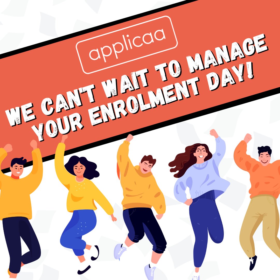 ApplicaaUK's tweet photo. Big day ahead! 📚🎉

Over 800 UK Sixth Forms including 50% of those in London rely on Applicaa to manage Sixth Form enrolment day. 📲💼 Wishing all students great results and schools a successful enrolment day! 😀

#Applicaa #ApplicaaEnrolmentDay2023 #schools #admissions https://t.co/NB4w2rwihT