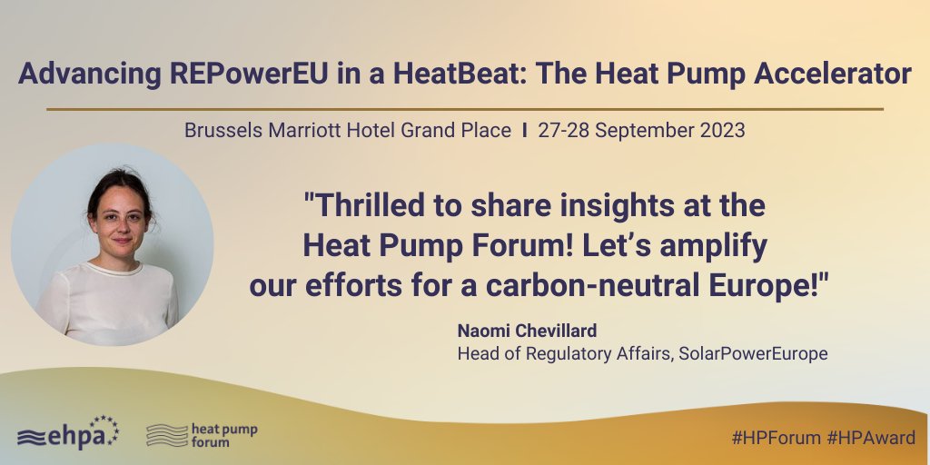 🌟 Thrilled to share that I'll be speaking at the upcoming Heat Pump Forum in Brussels! Dive into the latest heat pump innovations with experts at Advancing REPowerEU in a HeatBeat: The Heat Pump Accelerator. Don't miss out – register now: bit.ly/45yR1uY #HPForum