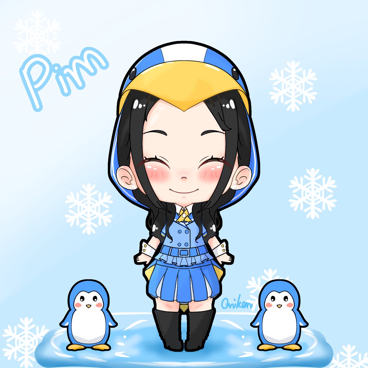 OnigiriKun8's tweet photo. ครบรอบสามปีเจ้าเพนกวินตัวน้อย
💚🐧
#PimCGM48
#HashirePenguinTH
#CGM48 #CGM48fanart https://t.co/2v94mslIDA