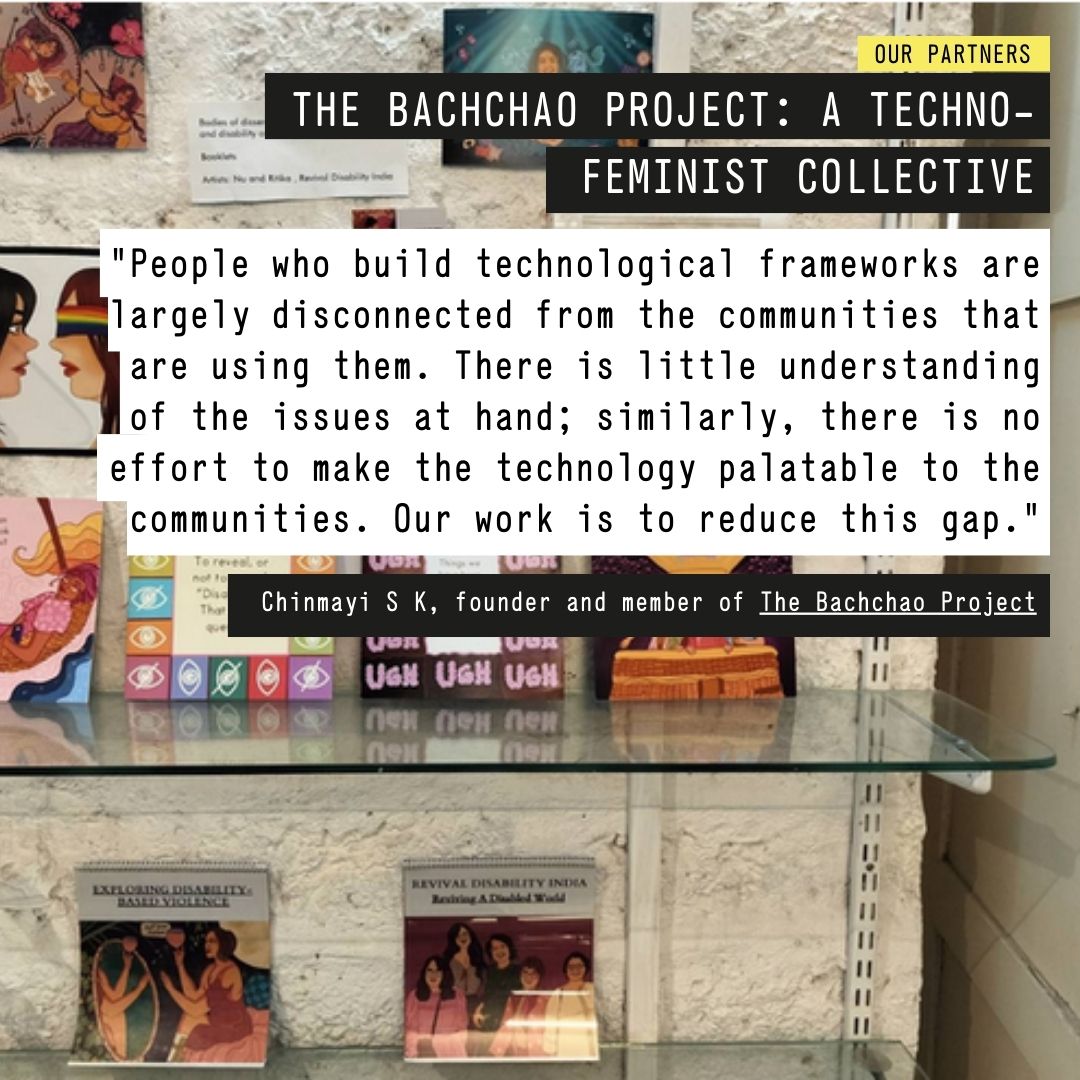 'It's only fair that the information about rights & suitable platforms is in formats everyone easily understands. This is where artists & creators can provide alternative approaches to communication'. Full interview with @skchinmayi from @bachchaoproject: tacticaltech.org/news/stories/p…