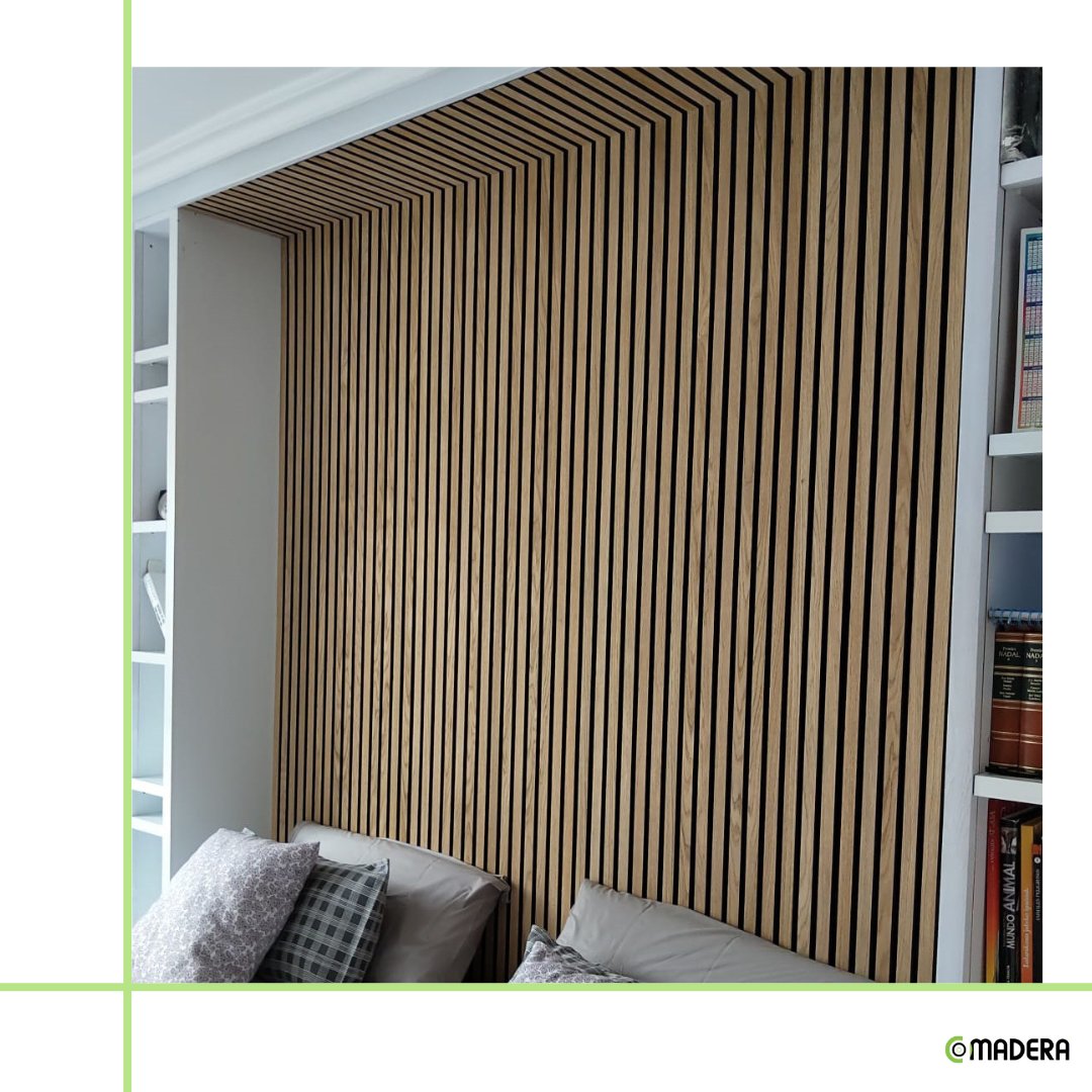 Comaderasa's tweet photo. Forrado realizado por carpintero profesional de un cabecero de la cama con listones con 4 paneles (2400x600mm) de listones con chapa de roble natural en Gipuzkoa y compradas online en el Almacén Virtual en Comadera.
🔍 https://t.co/vdPdEnJEOt https://t.co/P25BhOwwSL