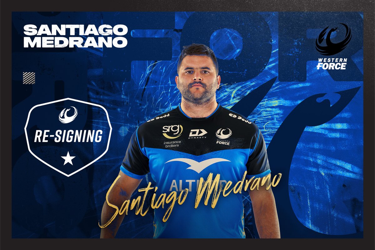 westernforce's tweet photo. ¡Hurra! Santi has re-signed! 🎉 

Read more about Santi's re-signing here: https://t.co/3KFjqofcYd https://t.co/gmGm1cJFmK