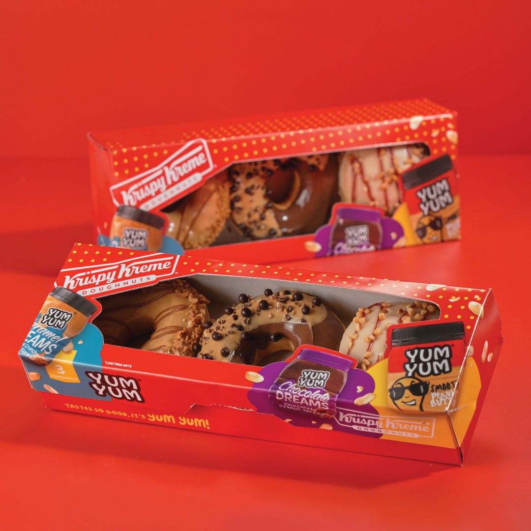 FreshstopSA's tweet image. This one is for all the peanut butter lovers!🍩🥜😍😜 

Where doughnuts meet peanut butter in a match made in snack heaven! 💫

While stocks last. Ts &amp;amp; Cs apply. The range contains peanuts.

#FreshStop #FillUpFreshUp #KrispyKremeDoughnuts #KrispyKremexYumYum @KrispyKreme_ZA