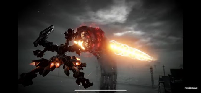 このルビコニアンデスワームへの砲撃、おそらく砲台や戦艦の類によるものだと思うのだが、私の中で「これはアーマードコアによる攻撃ではないのか?」という疑念が生まれた。流石にACの武装でこの射程と威力はあり得ない。のだが・・・前シリーズでこういう事をできる奴がいたんですよ。(続き) 
