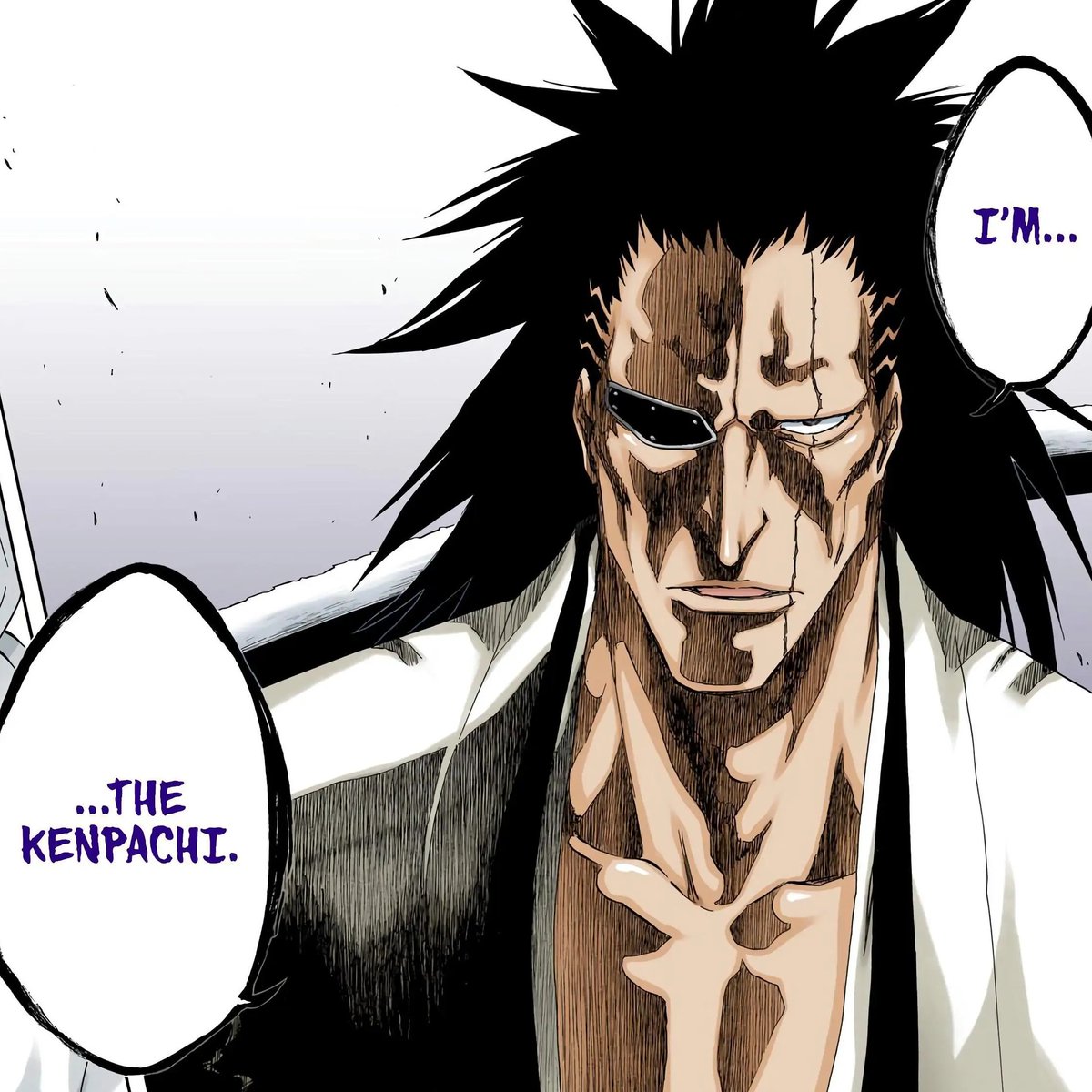 FaremOfficiel's tweet photo. Quand Zaraki Kenpachi est là, BLEACH devient son manga. https://t.co/y2mmuuyE6d