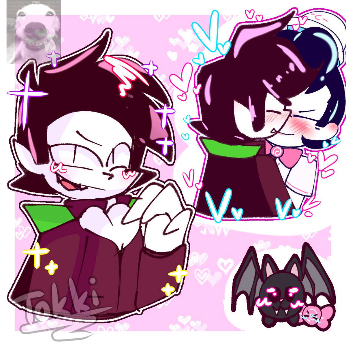 Xx_Toki_Toku_xX's tweet photo. !CandyBat!
lettttssss goooooo🦇🍬💕✨
.
.
#Candybat #kevinxstreber #spookymonth #spookymonthfanart #ibisPaintX #digitalart #DigitalArtist https://t.co/k2dAzNILyr
