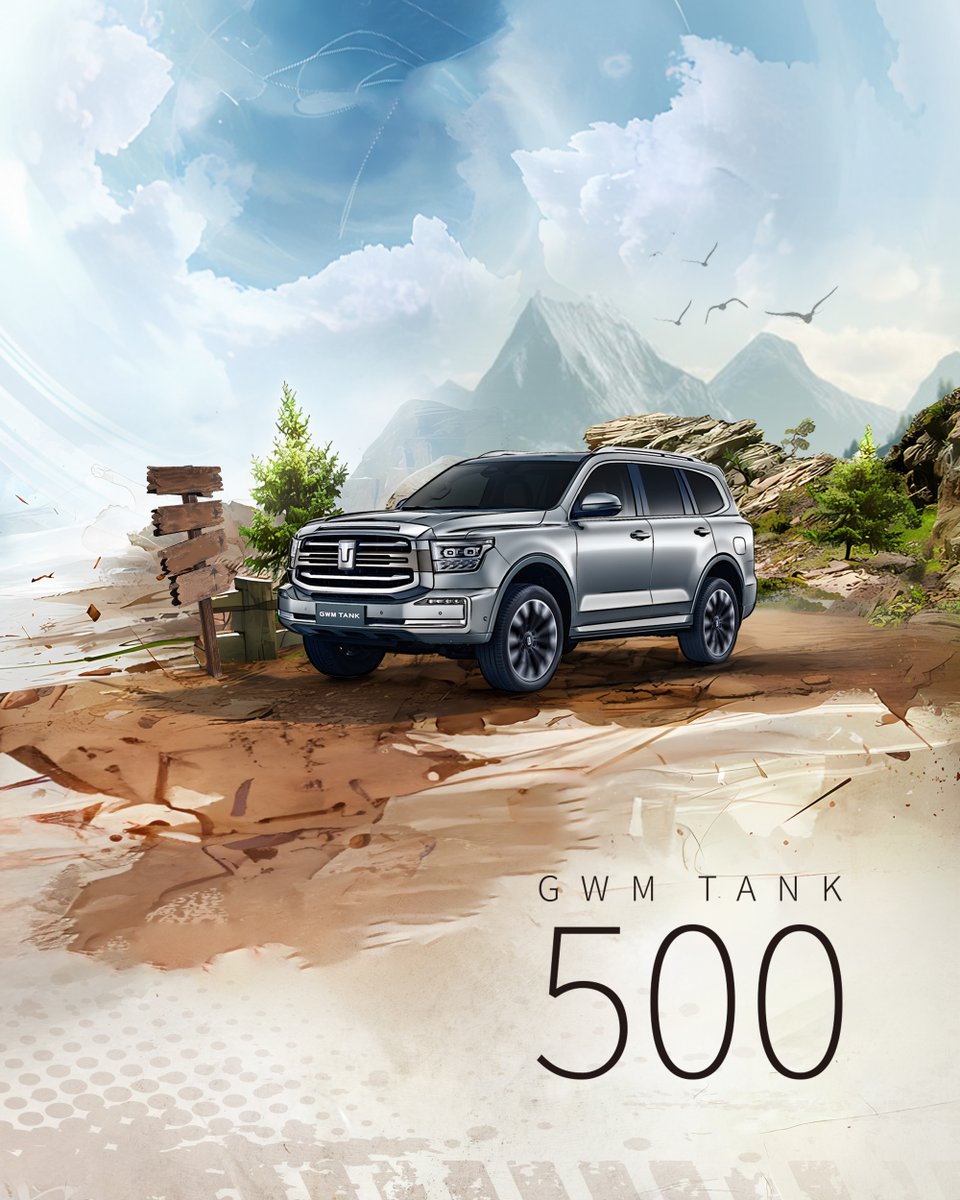 Choose your path with the #GWM #TANK500. #Effortless_Experience #GoWithMore