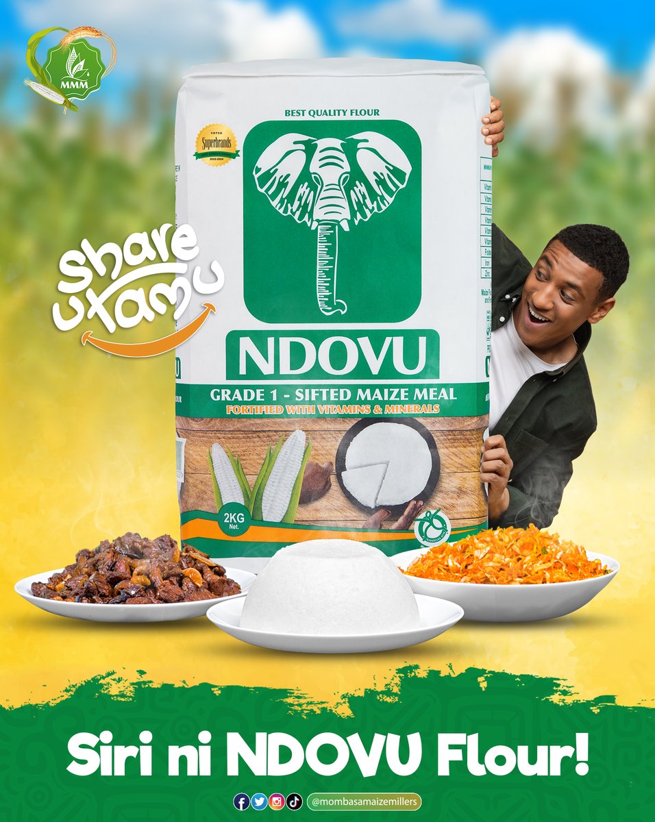 Mabeste wanauliza ile Ugali yenye iliweza ilipkwa aje? Let us plug ya'll ... siri ni #NDOVUFlour 

#feedingthenation