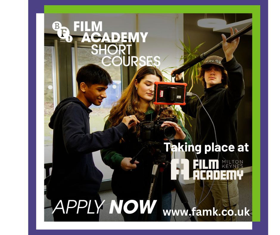 filmacademy_mk's tweet photo. The BFI short courses start in October. They are free to 16 to 18 year olds who want to learn about or develop a career in film. Visit our website to book#fimacademy #filmmakers #filmmaking #film #learning #career #qualification #britishfilmacademy #filmacademymk https://t.co/uQdOpXDN5p