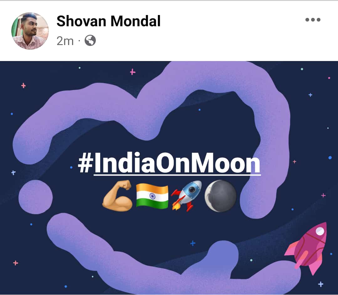 ShovanMondal23's tweet photo. Countdown Begins 🚀
*Jai Hind 💪🏽🇮🇳
#IndiaOnTheMoon 
#India #MoonLanding https://t.co/hdkrvBz14B