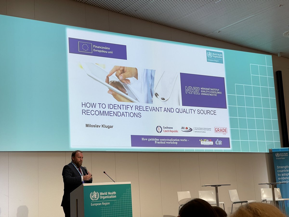 Holger Schünemann (@schunemann_mac) on Twitter photo <a href="/MKlugar/">Miloslav Klugar</a> <a href="/WHO_Europe/">WHO/Europe</a> introducing <a href="/GRADE_WG/">GRADE Working Group</a> adolopment of <a href="/EU_ScienceHub/">EU_ScienceHub</a> European Breast Guidelines in Czech Republic #strengtheningcapacitytodevelopguidelines here apps.who.int/iris/handle/10… <a href="/MKlugar/">Miloslav Klugar</a> <a href="/WHO_Europe/">WHO/Europe</a> introducing <a href="/GRADE_WG/">GRADE Working Group</a> adolopment of <a href="/EU_ScienceHub/">EU_ScienceHub</a> European Breast Guidelines in Czech Republic #strengtheningcapacitytodevelopguidelines here apps.who.int/iris/handle/10…