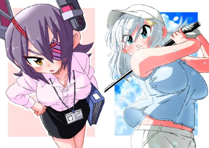 OL天龍+ゴルファー浜風ちょっと手直し #浜風 #天龍 