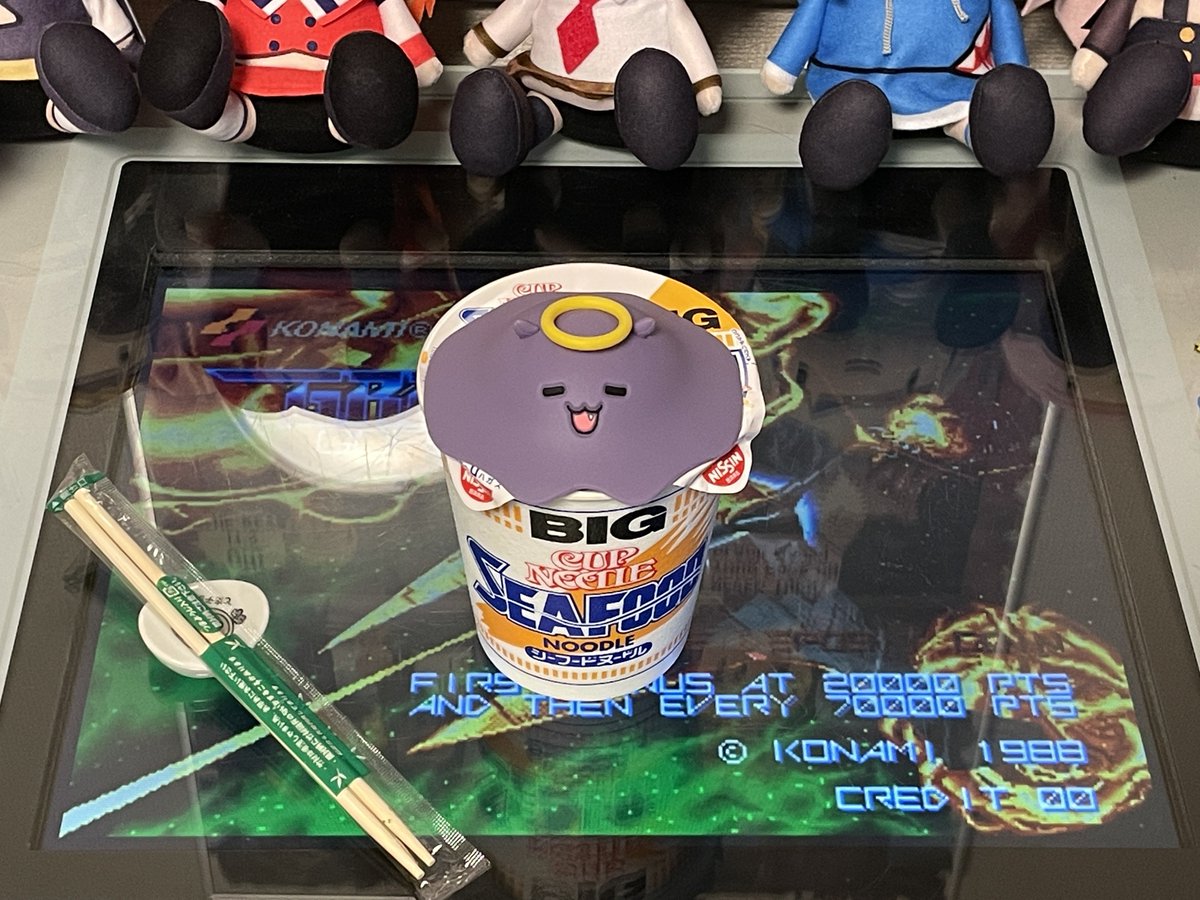 MAXX_2nd's tweet image. Myth3D記念グッズ届いた！実用的なのあるので早速使っちゃう。タコダチヌードルストッパーはBIG対応。
#HololiveMyth  #HololiveEnglish