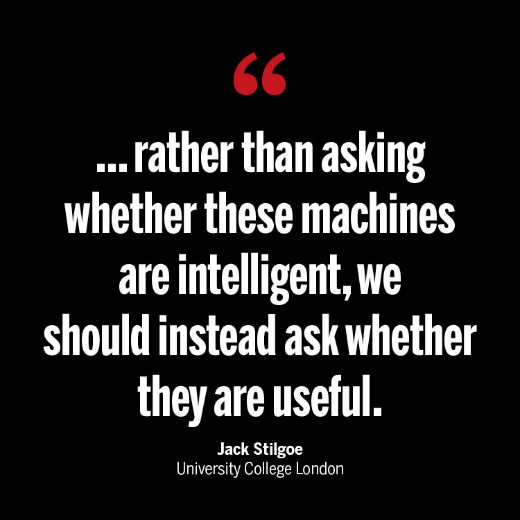 'As excitement builds about ... generative AI, rather than asking whether these machines are intelligent, we should instead ask whether they are useful': Professor @Jackstilgoe @stsucl @uclmaps in @ScienceMagazine on why we need a different approach to AI science.org/doi/full/10.11…