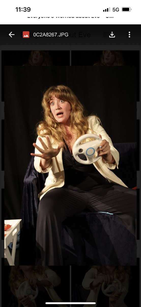 We are still very worried about Eve ! 
Come see why at 16:20!!!! At Greenside, Riddles Court, Willow Studio!