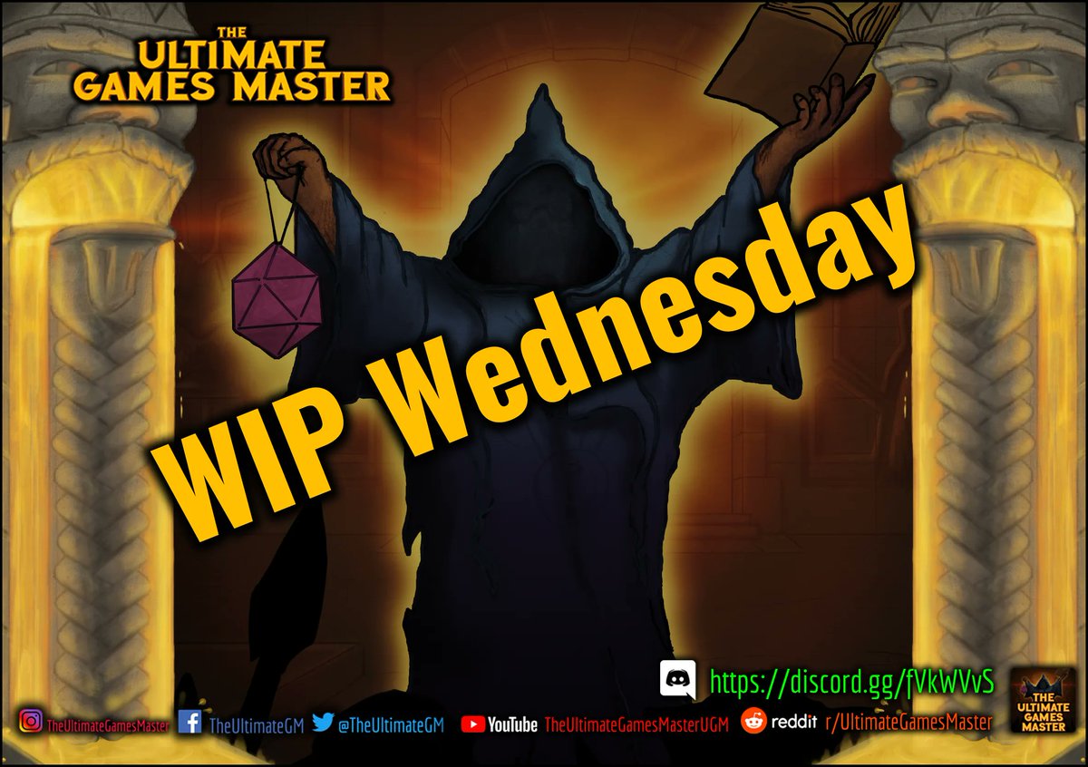Hey creatives, watcha creatin??

#wipwednesday
#tabletoprpg #ttrpg #dnd5e #dungeonsanddragons #dungeonsanddragons5e #dnd #dungeonmaster #TTRPGRising #pathfinder  #Pathfinder2e #gamesmaster #ttrpgapp
