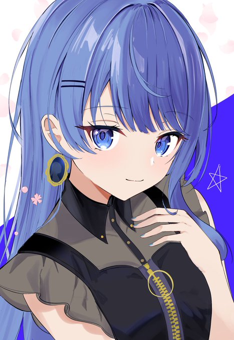 「crescent earrings smile」 illustration images(Latest)