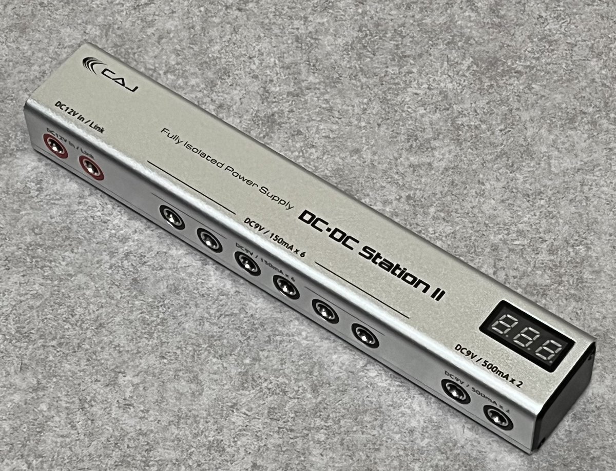 nemotonaoya1227's tweet photo. パワーサプライも変更!
『CAJ DC•DC Station II』
フルアイソレートされていて9.65V出る!
#CustomAudioJapan https://t.co/F0dFh8kEfy