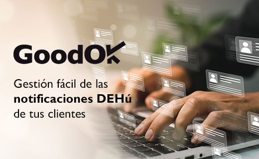 AddaliaTech's tweet photo. 🔔 GoodOK Notifica es la solución para #despachos profesionales, #asesorías y empresas que te ayuda en la gestión de notificaciones DEHú de todos tus clientes recibidos desde los organismos adheridos a la Dirección Electrónica Habilitada Única (DEHú).

https://t.co/vXsju85sE3 https://t.co/Cas68FnYDt
