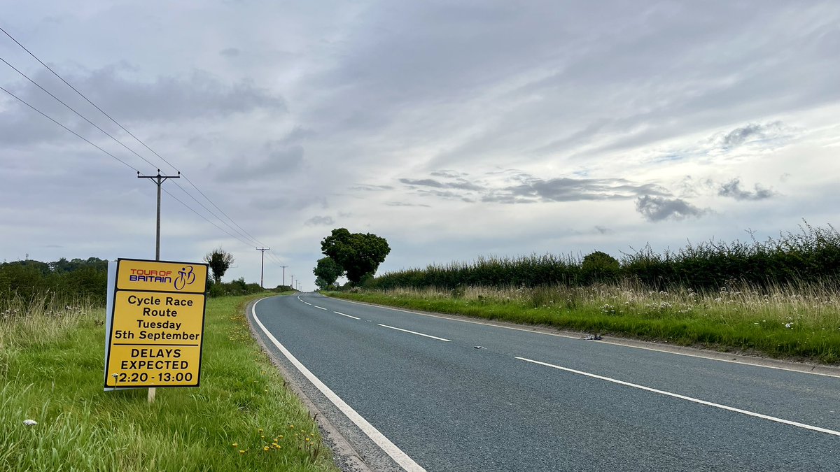 Yorkshire Wolds (@yorkshire_wolds) on Twitter photo Preparations underway for the <a href="/TourofBritain/">Lloyds Tour of Britain</a> Tour of the <a href="/East_Riding/">East Riding Council</a> on Tuesday 5 September 2023. Route details at - tourofbritain.co.uk/stages/stage-t… so you can work out where to watch. I’ll ride out to the hill up on to the Wolds near Market Weighton then to Beverley for the finish. Preparations underway for the <a href="/TourofBritain/">Lloyds Tour of Britain</a> Tour of the <a href="/East_Riding/">East Riding Council</a> on Tuesday 5 September 2023. Route details at - tourofbritain.co.uk/stages/stage-t… so you can work out where to watch. I’ll ride out to the hill up on to the Wolds near Market Weighton then to Beverley for the finish.