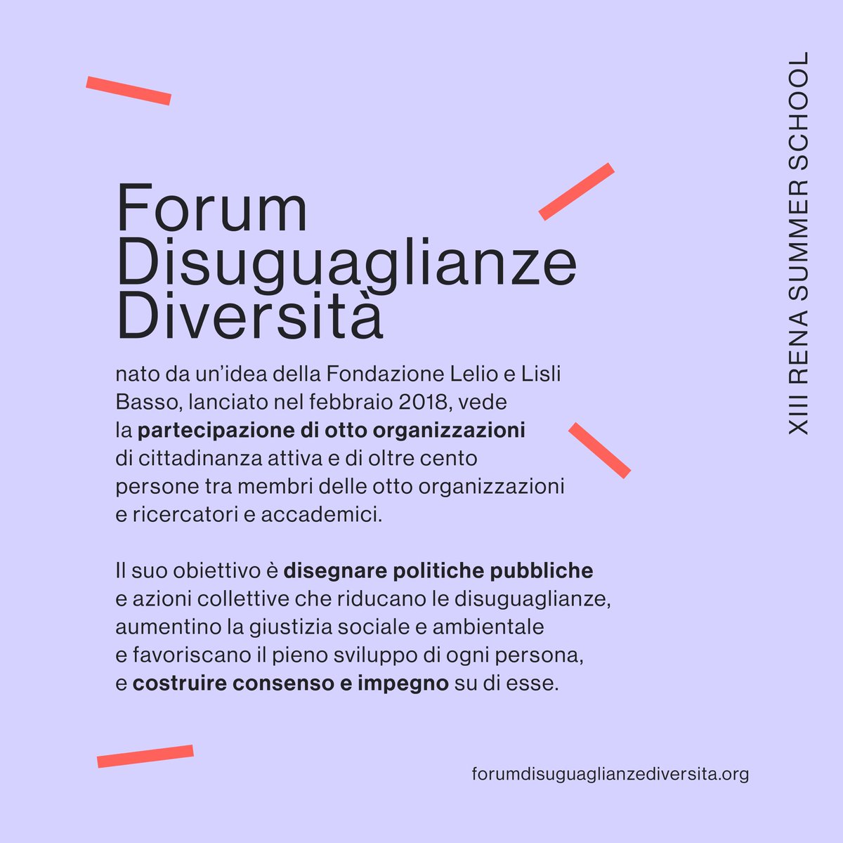 Felici e gratɜ di avere avuto, ancora una volta, il supporto di Forum Disuguaglianze Diversità ( @DD_Forum) per la 𝗫𝗜𝗜𝗜 𝗥𝗲𝗻𝗮 𝗦𝘂𝗺𝗺𝗲𝗿 𝗦𝗰𝗵𝗼𝗼𝗹 🪸 👉 forumdisuguaglianzediversita.org