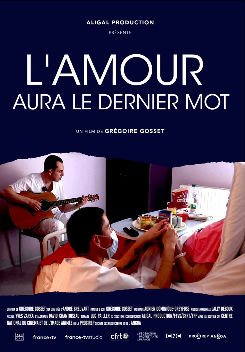 asso_SFAP's tweet photo. [ÉVÉNEMENT] : le documentaire "L'amour aura le dernier mot", réalisé par Grégoire Gosset et tourné au sein d'une unité de #SoinsPalliatifs, sera diffusé le dimanche 27 août à 10h sur @France2tv ! https://t.co/MZZVjQEcyh