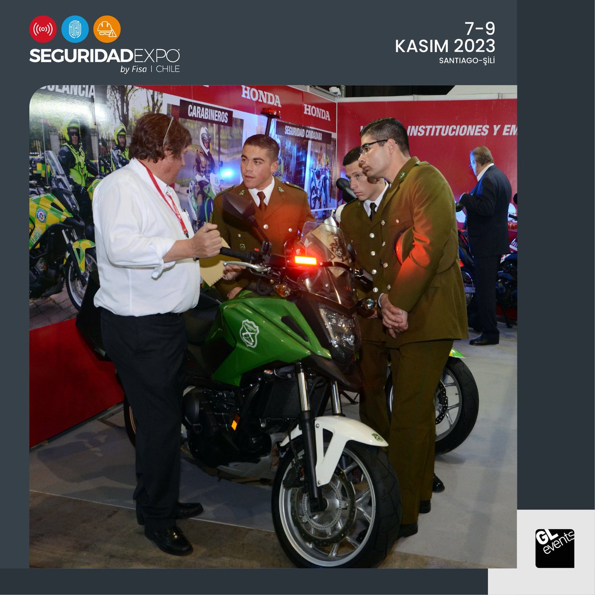 gleventstr's tweet image. Latin Amerika’nın lider güvenlik ve savunma sanayii fuarı Seguridad Expo, 7 – 9 Kasım 2023'te Şili’nin Santiago kentinde gerçekleşecek.

Detaylı bilgi için 👉 exhibitions.turkey@gl-events.com 

seguridadexpo.cl/en

#glevents #gleventsexhibitionsturkey #seguridadexpo