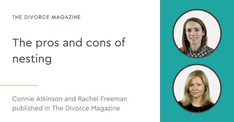 KNFamilyTeam's tweet photo. @CAtkinsonKN and Rachel Freeman were recently published in @thedivorcemag discussing the concept of 'nesting' - a living arrangement where, on separation, children stay in the family home while parents take it in turns to leave.🏡

https://t.co/qBx2TL9Bkd https://t.co/eI8l8EvFDx