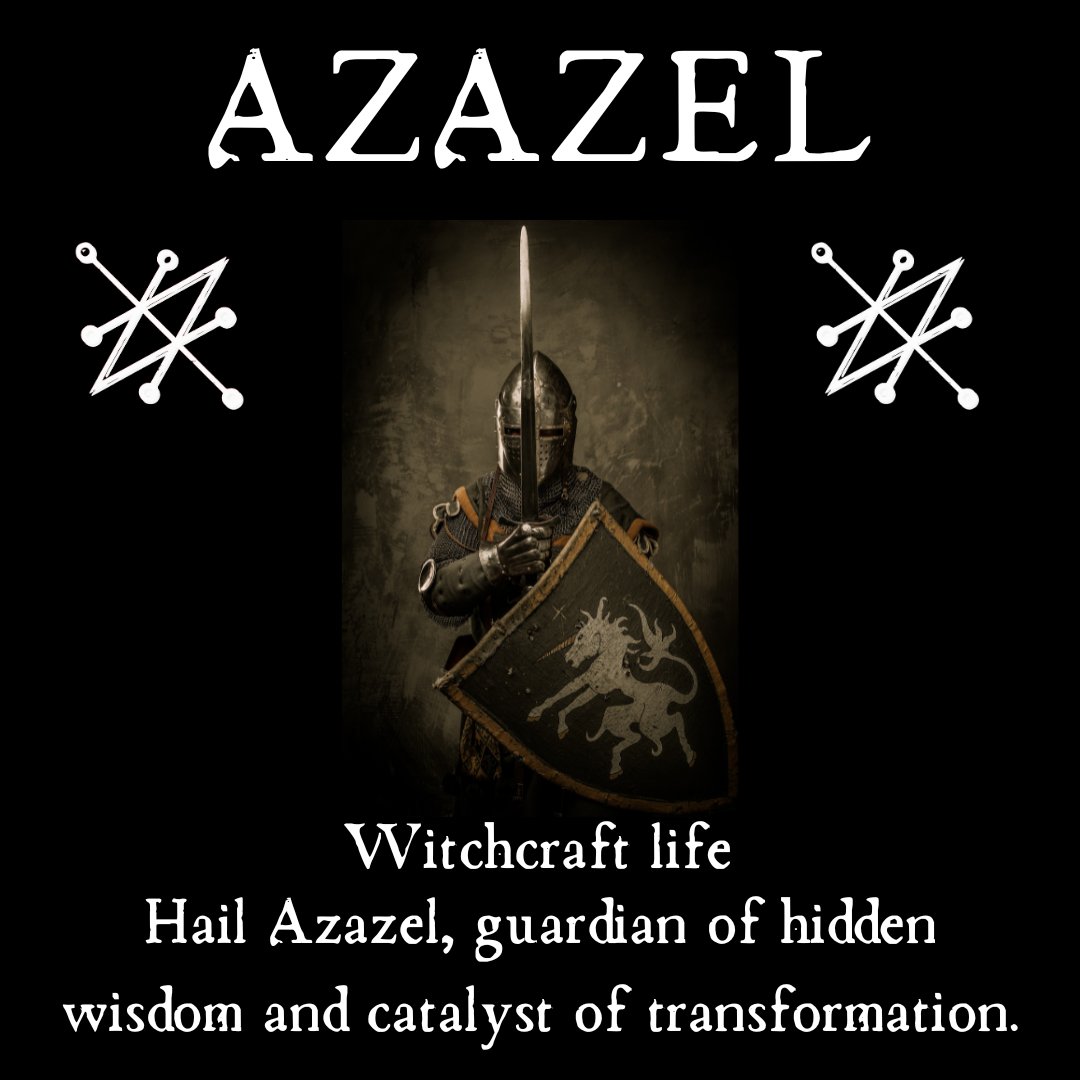 Hail Azazel, keeper of forbidden knowledge.
