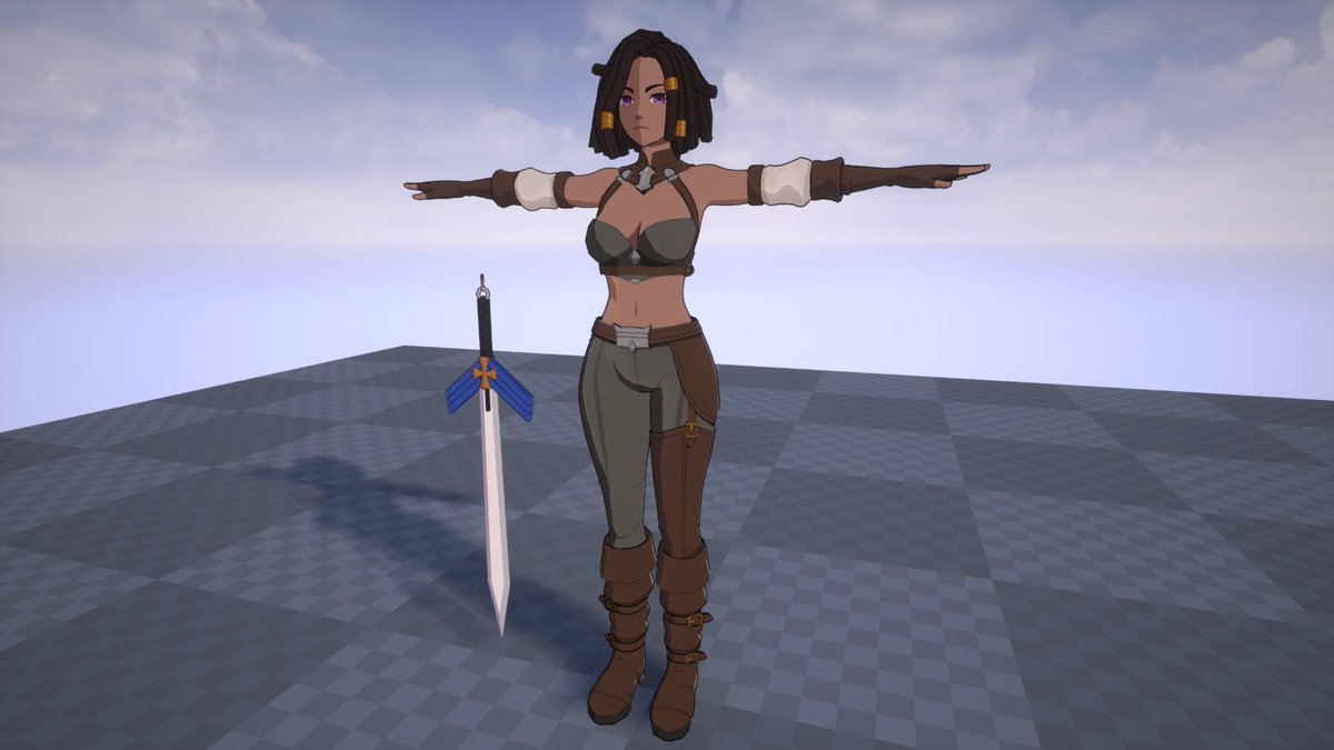 AceMakerNA's tweet photo. Further evelopment for the 3D Arena brawler #RuneOfPower showing off one of the textured 3D models.  Showing off a render for "Arche"
Join our discord: https://t.co/2xTIJtFlfF  #gamedevelopment #gamedev #indiegame #indiedev #3D #gamedeveloper #indiegames https://t.co/4Ym8D5sG2J