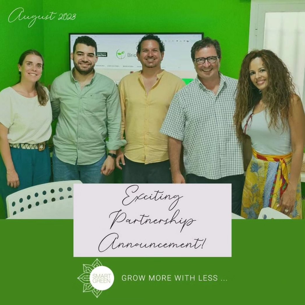 sg_agritech's tweet photo. #SmartGreen thrilled to announce that we have formed a powerful partnership with @BrioAgro, a leading Spanish company that delivers #innovative solutions for #water_management

During the #EMPHASIS project mission, organized by ASCAME &amp; CTA(Technological Corporation of Andalusia) https://t.co/BvAGjDPiYe