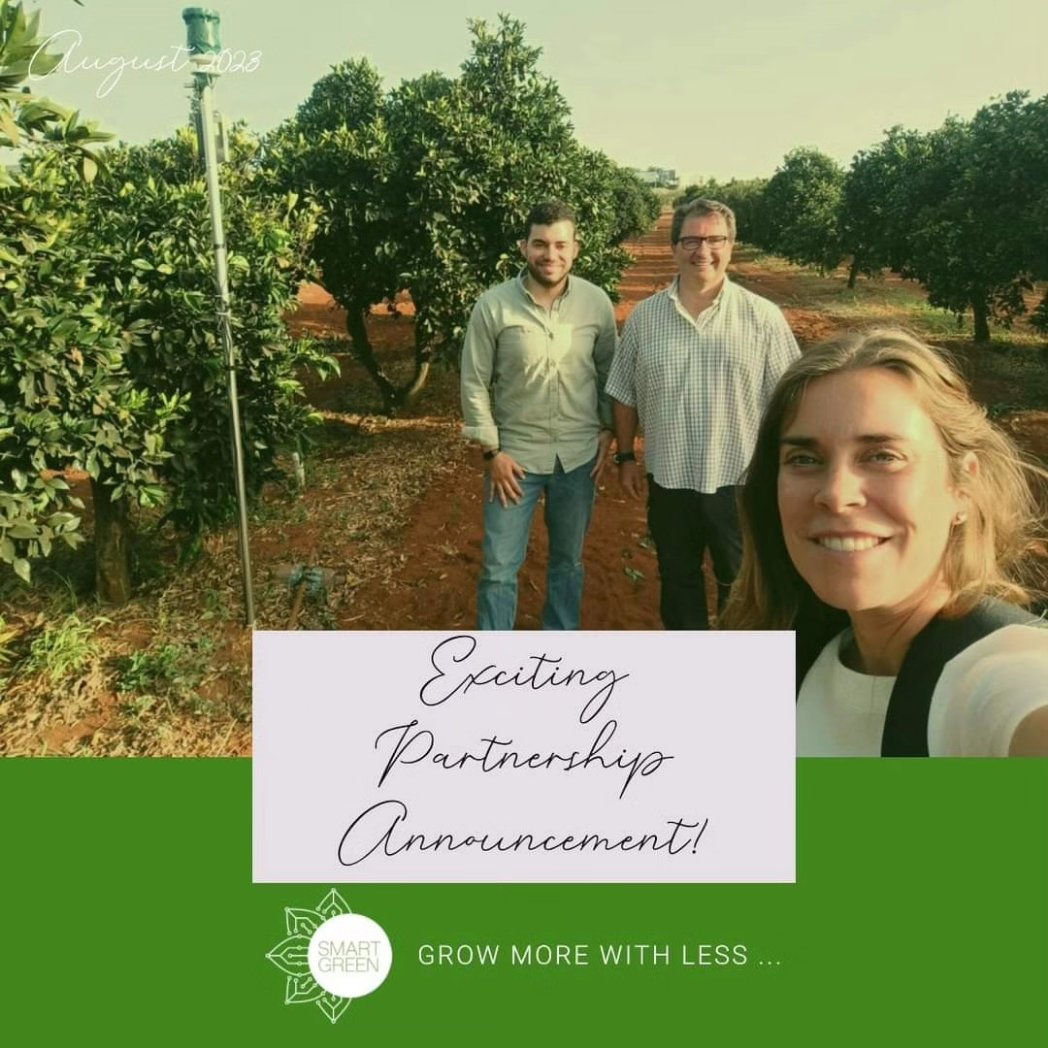 sg_agritech's tweet photo. #SmartGreen thrilled to announce that we have formed a powerful partnership with @BrioAgro, a leading Spanish company that delivers #innovative solutions for #water_management

During the #EMPHASIS project mission, organized by ASCAME &amp; CTA(Technological Corporation of Andalusia) https://t.co/BvAGjDPiYe