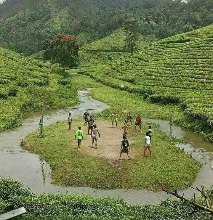 Embarking on a volleyball adventure amidst the tranquil hills of Kerala!