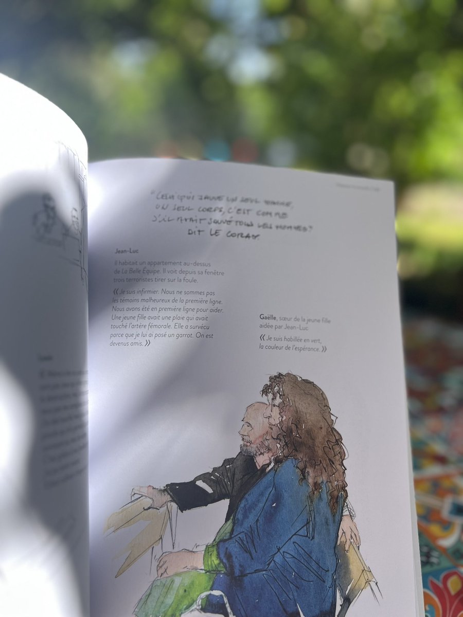 ebothorel's tweet image. « Le terrorisme, c’est la tranquillité impossible » @Arthur_Dvx 
#ÉtéLecture #JugerLe13Novembre