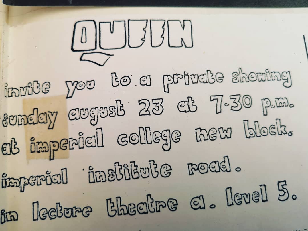 QueenWillRock's tweet photo. 📅 OTD 1970 Queen live at the Imperial College, London, UK 🇬🇧

#Queen #TourPoster https://t.co/9laTlDQKvn