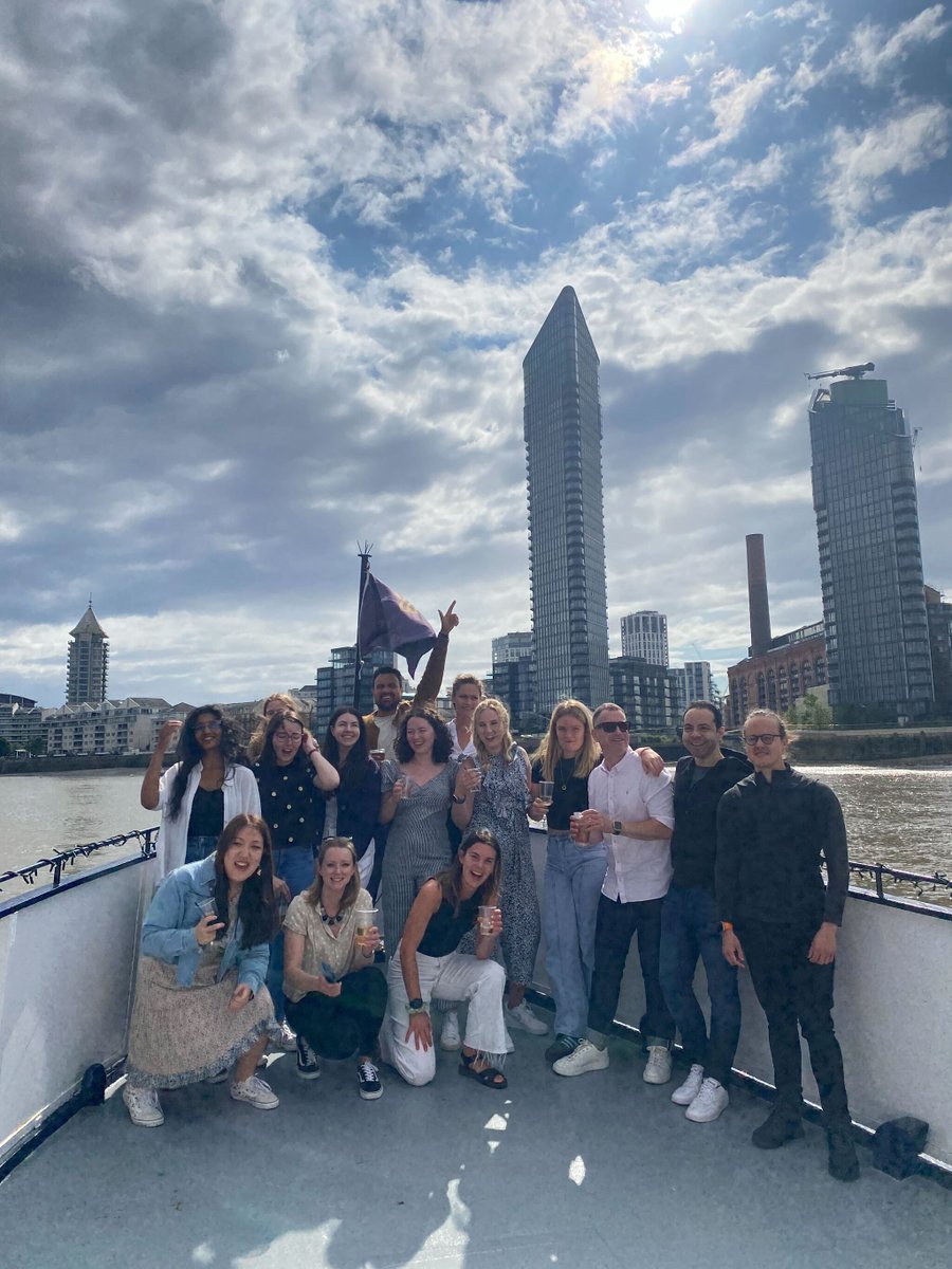 EnzymeComms's tweet image. How a-boat it? 😉 We set sail down the river Thames for the Enzyme summer party, taking in the scenic views London has to offer. Games were played, prizes were won and drinks were had! A big shout-out to everyone at Enzyme for contributing to a successful year so far! ⛵🌊🏴‍☠️