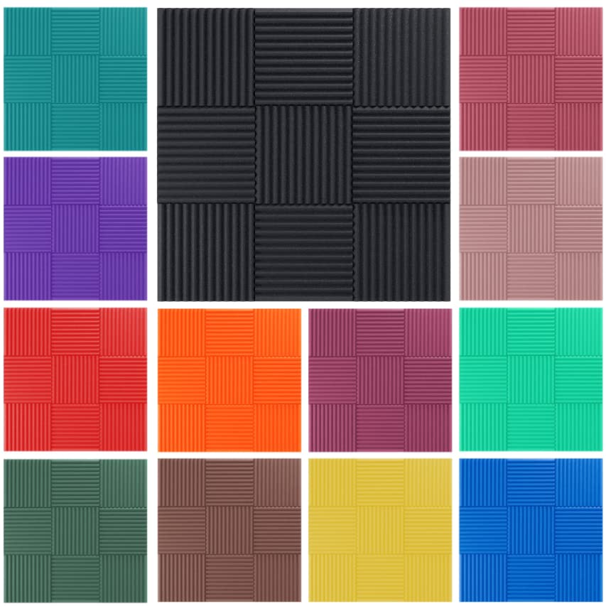One inch acoustic panels work great for decreasing echoes and lowering reverberation time in any room! Choose from 13 colors! Create a stylish and great sounding room today! Common uses for acoustic foam are recording studios home theaters & more! . SHOP: ow.ly/FQtl50LUHxl