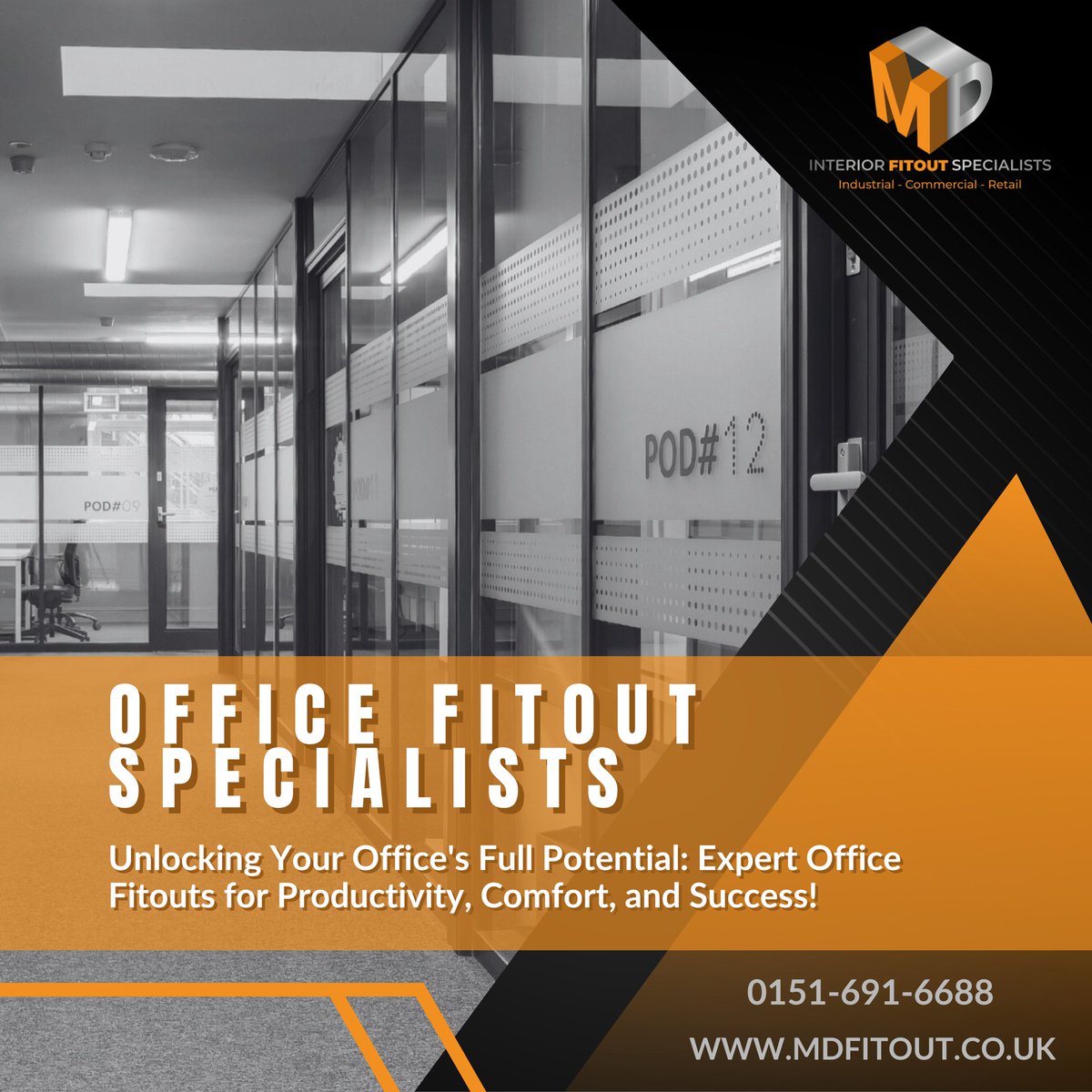 DMProjects_LTD's tweet photo. Unlocking Spaces, UK-wide! MDfitout: Your interior fit-out experts.
🏢 Office & Retail Fitouts
🔊 Soundproofing
🪑 Raised Flooring
🏭 Industrial Solutions
🪟 Glass Partitions
Explore more possibilities with us!
📞 0151-691-6688
#MDfitout #OfficeRedesign #FitoutPros https://t.co/VuDR8D5x1n