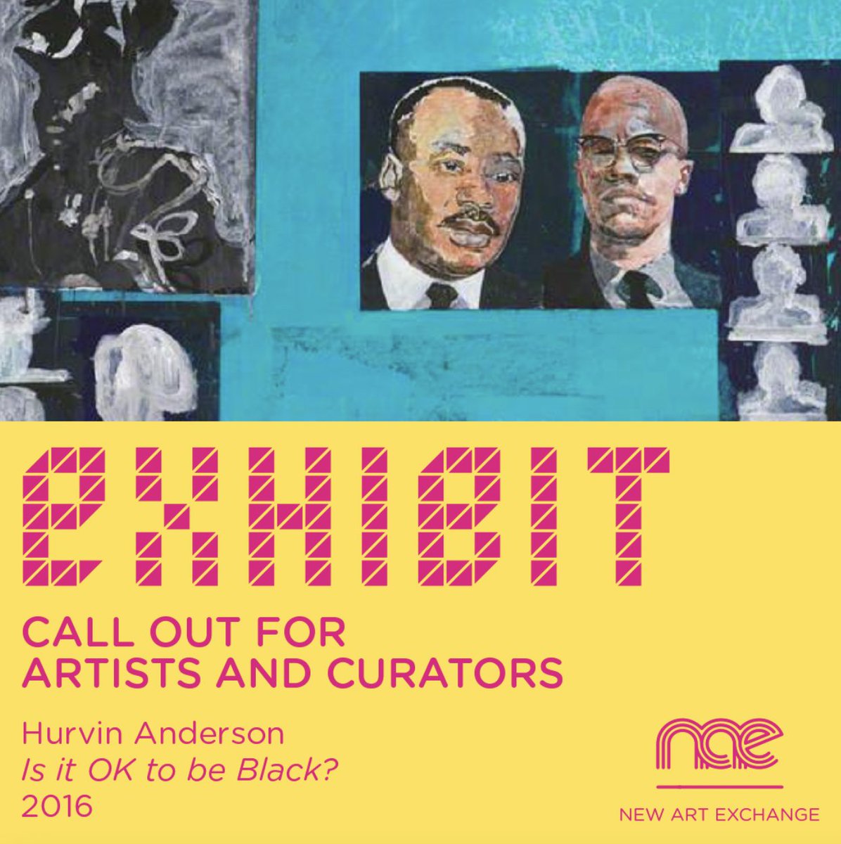 #OPENCALL @newartexchange EXHIBIT - call for artists and curators, New Art Exchange, Nottingham (for Global Ethnic Majority artists and curators)

Deadline: 25 August 2023 

Full info: nae.org.uk

#newartexchange