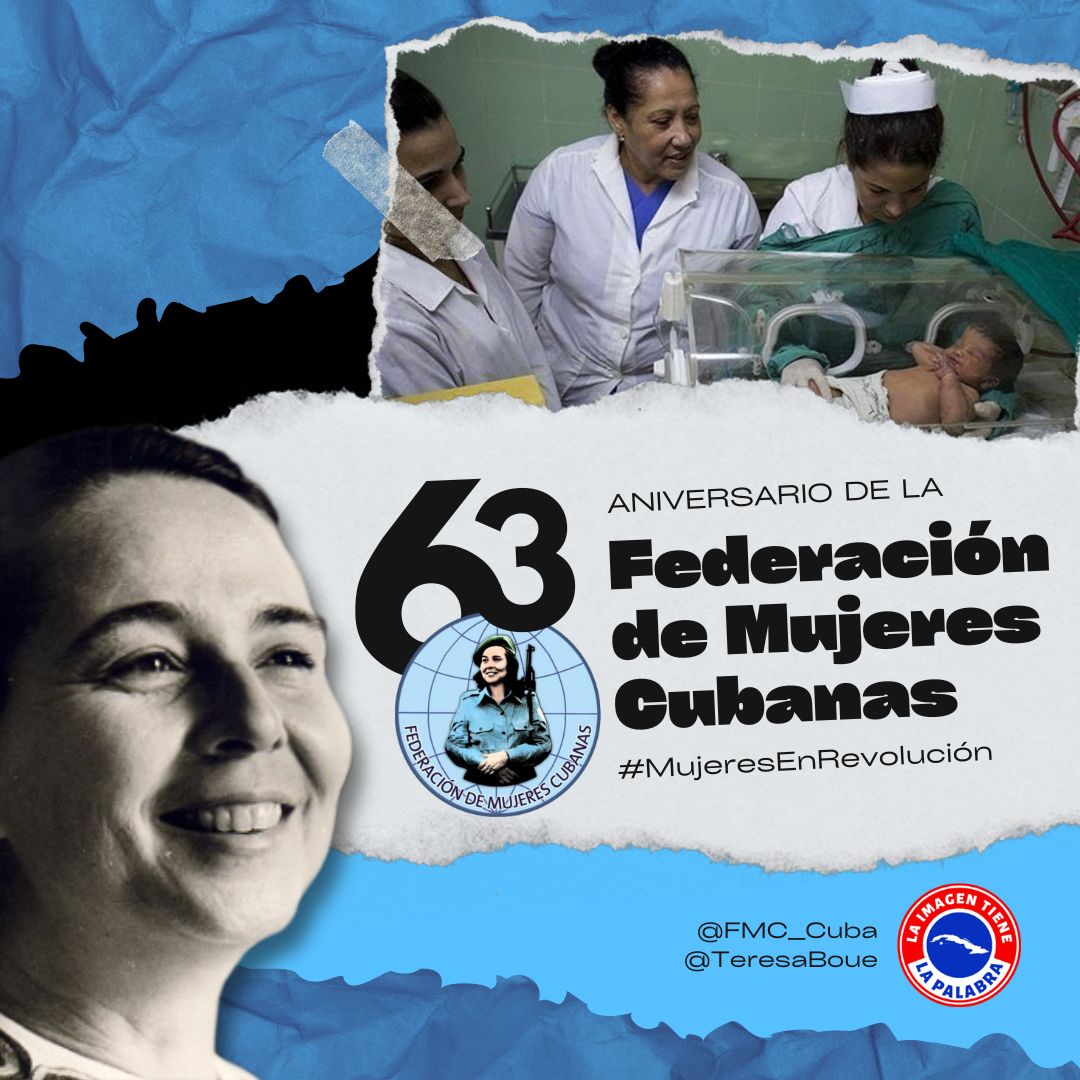 🌹Mujer: fuerza y ternura.
"Cubanas vencedoras de imposibles"
#MujeresEnRevolución 🇨🇺

💪 Así somos, muchas felicidades compatriotas federadas‼️
<a href="/FMC_Cuba/">FMC de Cuba</a> 
<a href="/TeresaBoue/">@SecGFMC</a>