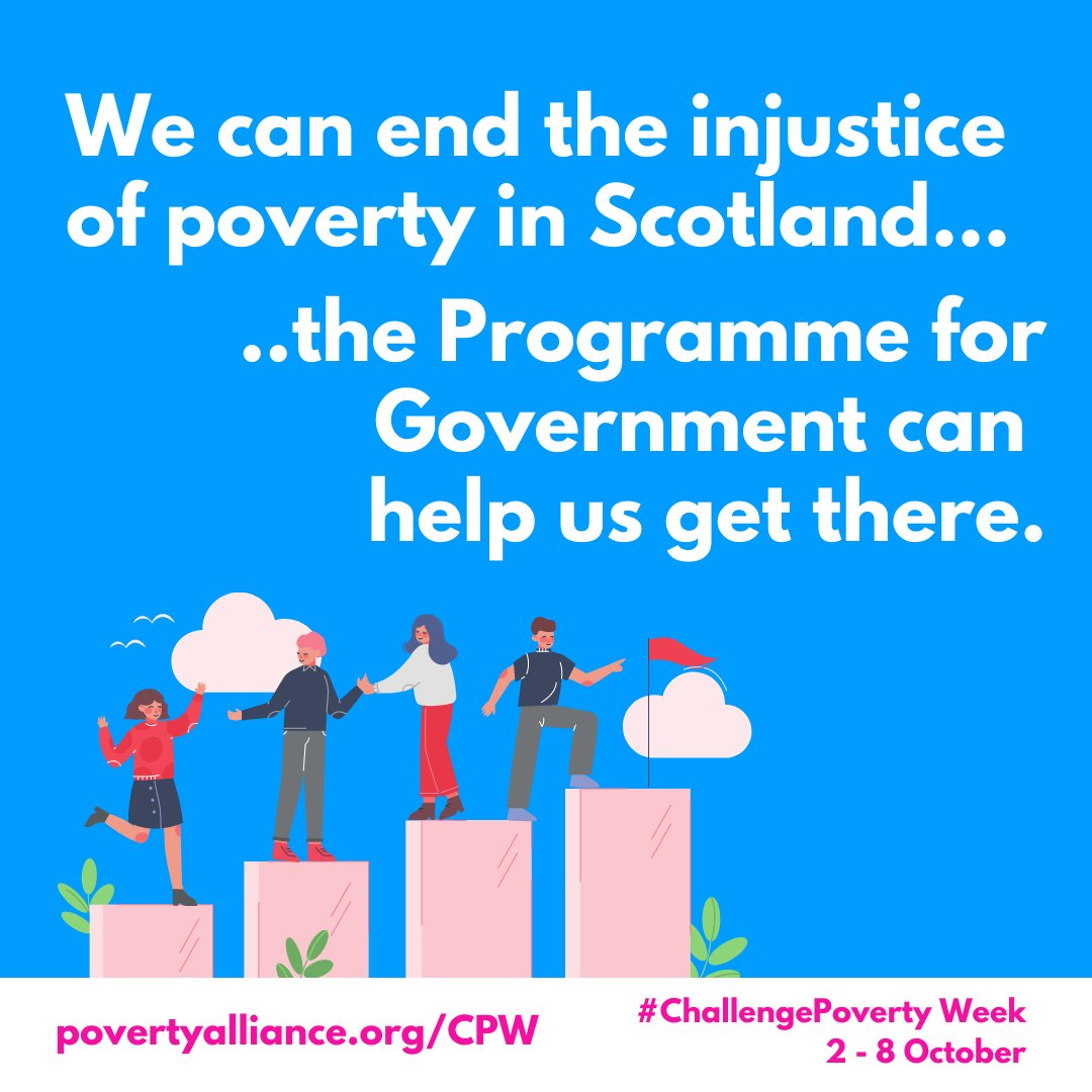 📢 POVERTY ALLIANCE - PROGRAMME FOR GOVERNMENT 📝 We've joined more than 150 charities, trade unions, and other organisations calling on the First Minister to put action on poverty at the heart of his next Programme for Government. #ScotPfG @scotgov